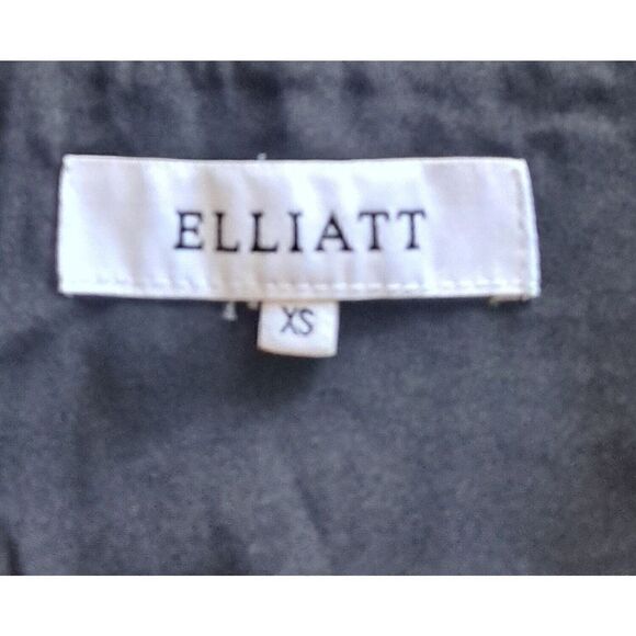 Elliatt Womens Small Wismy Goth Romantic Chic Coquett Flutter Sleeve Black dress - Picture 6 of 8